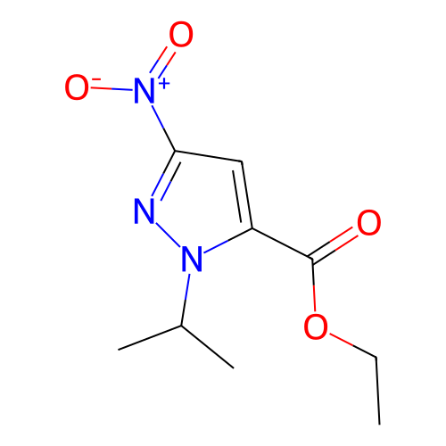 2-异丙基-5-硝基-吡唑-3-羧酸乙酯,Ethyl 2-isopropyl-5-nitro-pyrazole-3-carboxylate