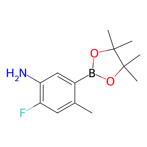 2-氟-4-甲基-5-(4,4,5,5-四甲基-1,3,2-二氧杂硼烷-2-基)苯胺,2-Fluoro-4-methyl-5-(4,4,5,5-tetramethyl-1,3,2-dioxaborolan-2-yl)aniline