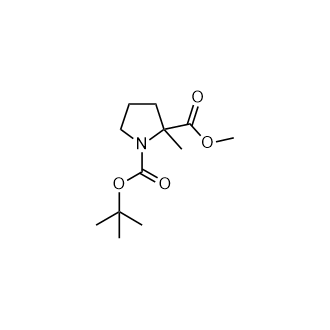1-叔丁基 2-甲基2-甲基吡咯烷-1,2-二羧酸酯,1-tert-Butyl 2-methyl 2-methylpyrrolidine-1,2-dicarboxylate