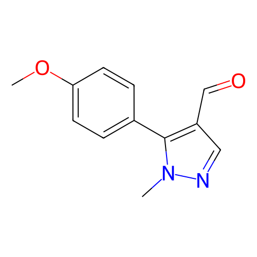 5-(4-甲氧基苯基)-1-甲基-1H-吡唑-4-甲醛,5-(4-Methoxyphenyl)-1-methyl-1H-pyrazole-4-carbaldehyde