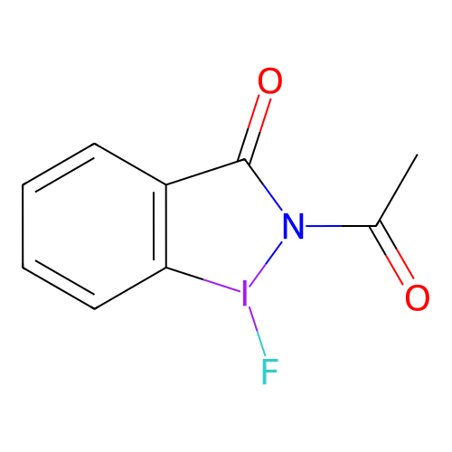 2-乙酰基-1-氟-1,2-二氢-3H-1λ3-苯并[d][1,2]碘唑-3-酮,2-Acetyl-1-fluoro-1,2-dihydro-3H-1λ3-benzo[d][1,2]iodazol-3-one