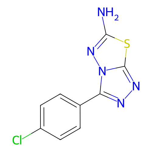 3-(4-氯苯基)-[1,2,4]三唑并[3,4-b][1,3,4]噻二唑-6-胺,3-(4-Chlorophenyl)-[1,2,4]triazolo[3,4-b][1,3,4]thiadiazol-6-amine