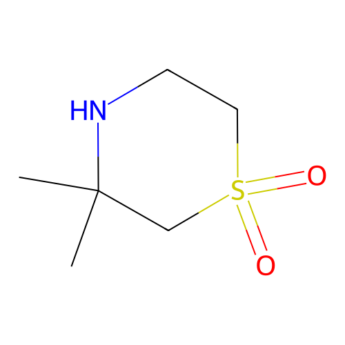 3,3-二甲基硫代吗啉1,1-二氧化物,3,3-Dimethylthiomorpholine 1,1-dioxide
