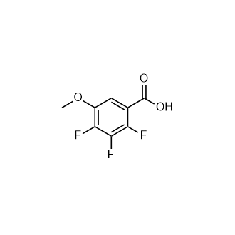 2,3,4-三氟-5-甲氧基苯甲酸,2,3,4-trifluoro-5-methoxybenzoic acid