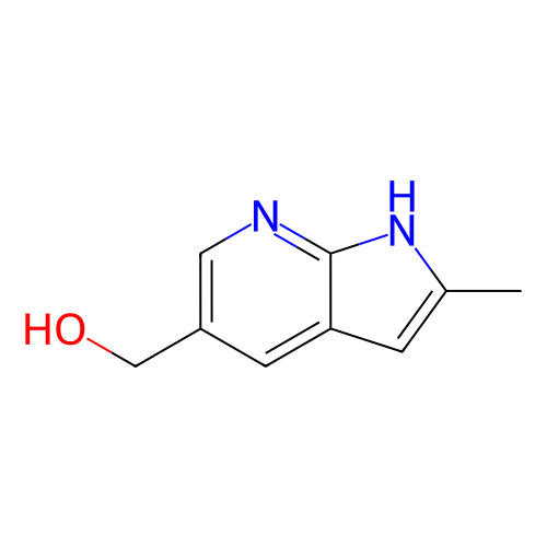 (2-甲基-1H-吡咯并[2,3-b]吡啶-5-基)甲醇,(2-Methyl-1H-pyrrolo[2,3-b]pyridin-5-yl)methanol