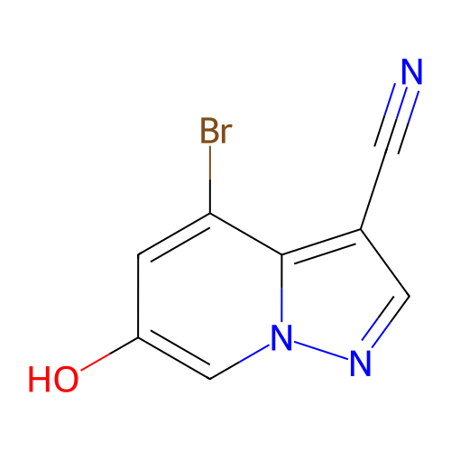 4-溴-6-羟基吡唑并[1,5-a]吡啶-3-腈,4-Bromo-6-hydroxypyrazolo[1,5-a]pyridine-3-carbonitrile