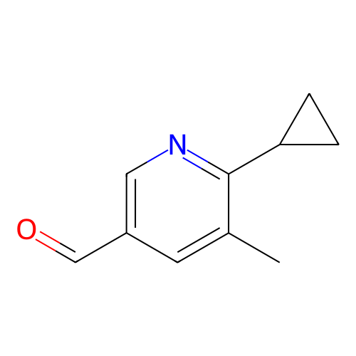2-环丙基-3-甲基吡啶-5-甲醛,2-Cyclopropyl-3-methylpyridine-5-carbaldehyde