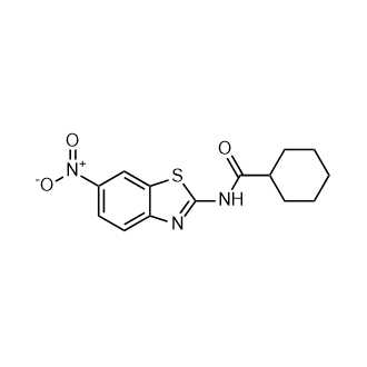 N-(6-硝基-2-苯并噻唑基)环己烷甲酰胺,N-(6-Nitro-2-benzothiazolyl)cyclohexanecarboxamide