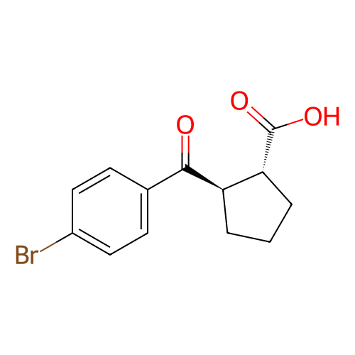 (1R,2R)-2-(4-溴苯甲酰基)环戊烷甲酸,(1R,2R)-2-(4-bromobenzoyl)cyclopentane-1-carboxylic acid
