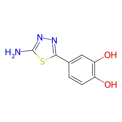 4-(5-氨基-1,3,4-噻二唑-2-基)苯-1,2-二醇,4-(5-Amino-1,3,4-thiadiazol-2-yl)benzene-1,2-diol