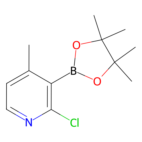 2-氯-4-甲基-3-(4,4,5,5-四甲基-1,3,2-二氧硼杂环戊烷-2-基)吡啶,2-Chloro-4-methyl-3-(4,4,5,5-tetramethyl-1,3,2-dioxaborolan-2-yl)pyridine