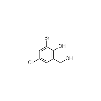 2-溴-4-氯-6-(羟甲基)苯酚,2-Bromo-4-chloro-6-(hydroxymethyl)phenol