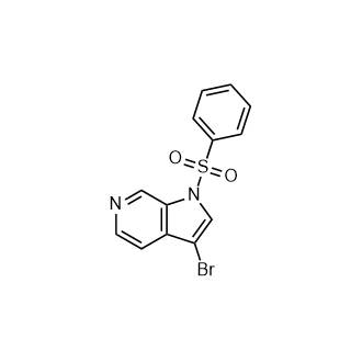 3-溴-1-(苯基磺酰基)-1H-吡咯并[2,3-c]吡啶,3-Bromo-1-(phenylsulfonyl)-1H-pyrrolo[2,3-c]pyridine