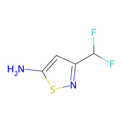 3-(二氟甲基)异噻唑-5-胺,3-(Difluoromethyl)isothiazol-5-amine