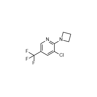 2-(氮杂环丁烷-1-基)-3-氯-5-(三氟甲基)吡啶,2-(Azetidin-1-yl)-3-chloro-5-(trifluoromethyl)pyridine