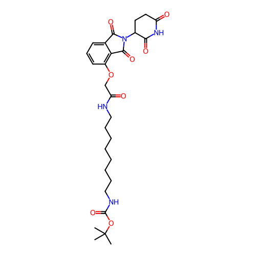 (8-(2-((2-(2,6-二氧代哌啶-3-基)-1,3-二氧代异吲哚啉-4-基)氧基)乙酰氨基)辛基)氨基甲酸叔丁酯,tert-Butyl (8-(2-((2-(2,6-dioxopiperidin-3-yl)-1,3-dioxoisoindolin-4-yl)oxy)acetamido)octyl)carbamate