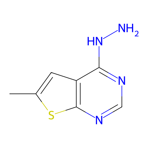 4-肼基-6-甲基噻吩并[2,3-d]嘧啶,4-Hydrazinyl-6-methylthieno[2,3-d]pyrimidine