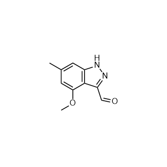 4-甲氧基-6-甲基-1H-吲唑-3-甲醛,4-Methoxy-6-methyl-1H-indazole-3-carbaldehyde