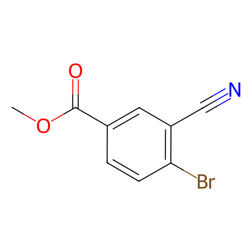 4-溴-3-氰基苯甲酸甲酯,methyl 4-bromo-3-cyanobenzoate