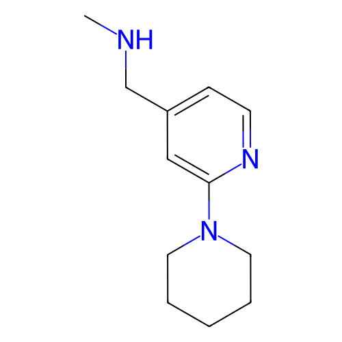 N-甲基-1-(2-(哌啶-1-基)吡啶-4-基)甲胺,N-methyl-1-(2-(piperidin-1-yl)pyridin-4-yl)methanamine