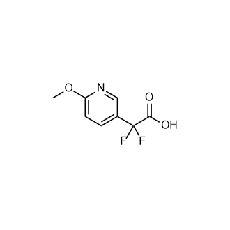 2,2-二氟-2-(6-甲氧基吡啶-3-基)乙酸,2,2-Difluoro-2-(6-methoxypyridin-3-yl)acetic acid