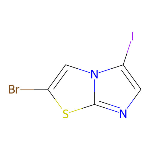 2-溴-5-碘咪唑并[2,1-b]噻唑,2-Bromo-5-iodoimidazo[2,1-b]thiazole