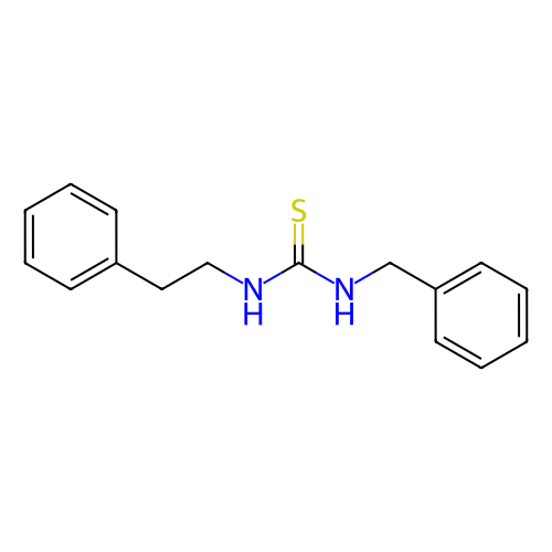 1-苄基-3-苯乙基硫脲,1-Benzyl-3-phenethylthiourea