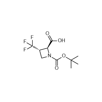 (2S,3S)-1-(叔丁氧基羰基)-3-(三氟甲基)氮杂环丁烷-2-羧酸,(2S,3S)-1-(tert-Butoxycarbonyl)-3-(trifluoromethyl)azetidine-2-carboxylic acid