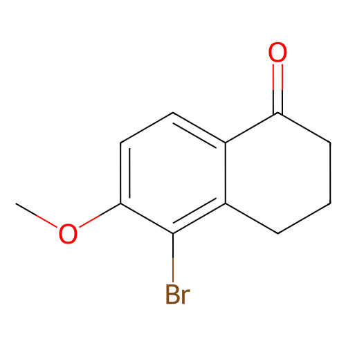 5-溴-6-甲氧基-3,4-二氢萘-1(2H)-酮,5-Bromo-6-methoxy-3,4-dihydronaphthalen-1(2H)-one