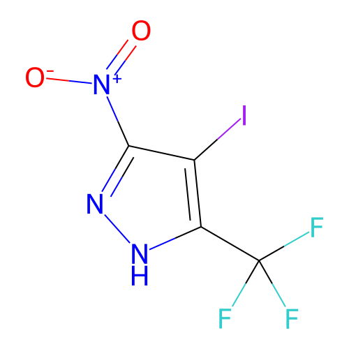 4-碘-3-硝基-5-(三氟甲基)-1H-吡唑,4-Iodo-3-nitro-5-(trifluoromethyl)-1H-pyrazole