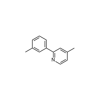 4-甲基-2-(间甲苯基)吡啶,4-Methyl-2-(m-tolyl)pyridine