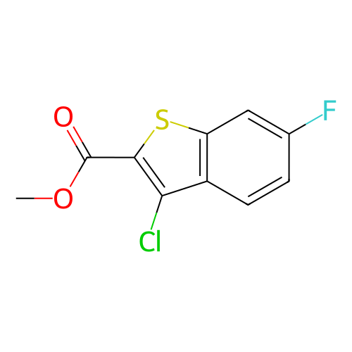 3-氯-6-氟苯并[b]噻吩-2-羧酸甲酯,Methyl 3-chloro-6-fluorobenzo[b]thiophene-2-carboxylate