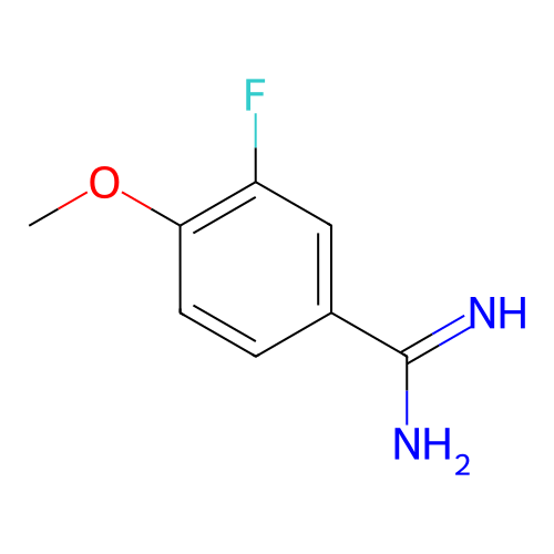 3-氟-4-甲氧基苯甲酰胺,3-Fluoro-4-methoxybenzimidamide