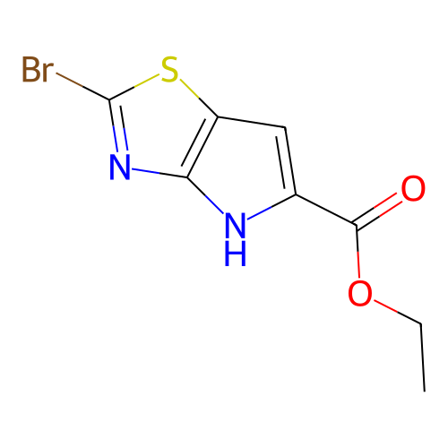 2-溴-4H-吡咯并[2,3-d]噻唑-5-羧酸乙酯,Ethyl 2-bromo-4H-pyrrolo[2,3-d]thiazole-5-carboxylate