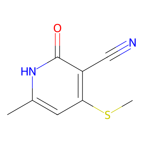 6-甲基-4-(甲硫基)-2-氧代-1,2-二氫吡啶-3-甲腈,6-Methyl-4-(methylthio)-2-oxo-1,2-dihydropyridine-3-carbonitrile