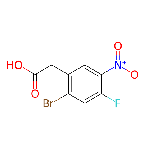 2-(2-溴-4-氟-5-硝基苯基)乙酸,2-(2-Bromo-4-fluoro-5-nitrophenyl)acetic acid