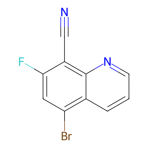 5-溴-7-氟喹啉-8-甲腈,5-Bromo-7-fluoroquinoline-8-carbonitrile