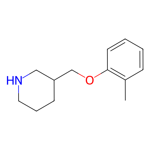 3-((邻甲苯氧基)甲基)哌啶,3-((O-tolyloxy)methyl)piperidine