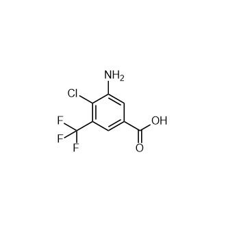 3-氨基-4-氯-5-(三氟甲基)苯甲酸,3-Amino-4-chloro-5-(trifluoromethyl)benzoic acid