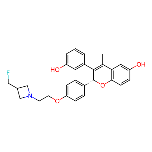 (R)-2-(4-(2-(3-(氟甲基)氮雜環(huán)丁烷-1-基)乙氧基)苯基)-3-(3-羥基苯基)-4-甲基-2H-苯并吡喃-6-醇,GDC-0927 (R-isomer)