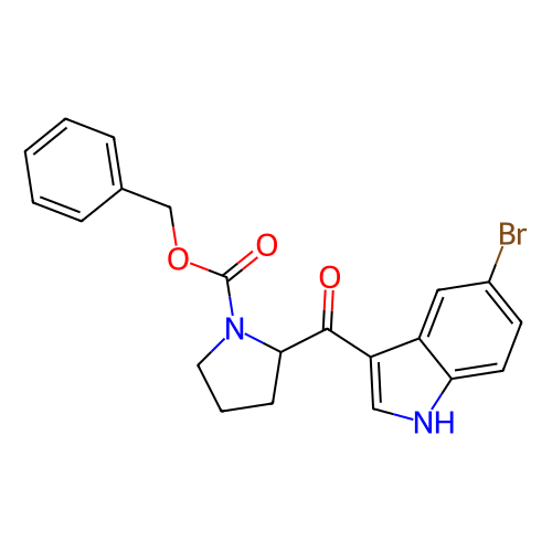 2-(5-溴-1H-吲哚-3-羰基)吡咯烷-1-羧酸芐酯,Benzyl 2-(5-bromo-1H-indole-3-carbonyl)pyrrolidine-1-carboxylate