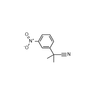 2-甲基-2-(3-硝基苯基)丙腈,2-Methyl-2-(3-nitrophenyl)propanenitrile