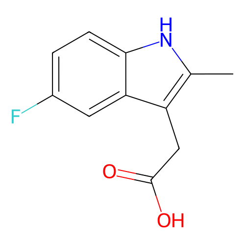 (5-氟-2-甲基-1H-吲哚-3-基)乙酸,2-(5-Fluoro-2-methyl-1H-indol-3-yl)acetic acid