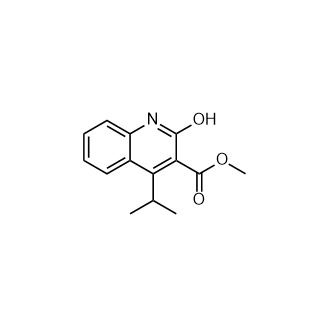 2-羟基-4-异丙基喹啉-3-羧酸甲酯,Methyl2-hydroxy-4-isopropylquinoline-3-carboxylate