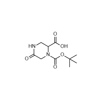 1-(叔丁氧基羰基)-5-氧代哌嗪-2-羧酸,1-(Tert-butoxycarbonyl)-5-oxopiperazine-2-carboxylic acid