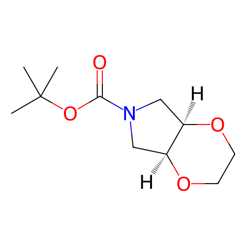 顺式-N-Boc-四氢-2H-[1,4]二氧杂环己烯并[2,3-c]吡咯烷,(4aR,7aS)-rel-tert-Butyl tetrahydro-2H-[1,4]dioxino[2,3-c]pyrrole-6(3H)-carboxylate