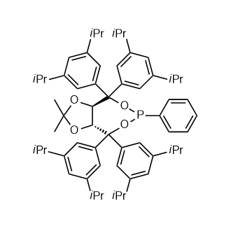 (3aR,8aR)-(-)-4,4,8,8-四(3,5-二异丙基苯)四氢-2,2-二甲基-6-苯基-1,3-间二氧杂环戊烯并[4,5-e]二氧膦,(3aR,8aR)-(-)-4,4,8,8-Tetrakis(3,5-di-i-propylphenyl)tetrahydro-2,2-dimethyl-6-phenyl-1,3-dioxolo[4,5-e]dioxaphosphepin