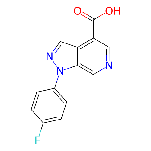 1-(4-氟苯基)-1H吡唑并[3,4-c]吡啶-4-羧酸,1-(4-Fluorophenyl)-1H-pyrazolo[3,4-c]pyridine-4-carboxylic acid