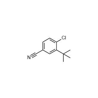 3-(叔丁基)-4-氯苯甲腈,3-(tert-Butyl)-4-chlorobenzonitrile