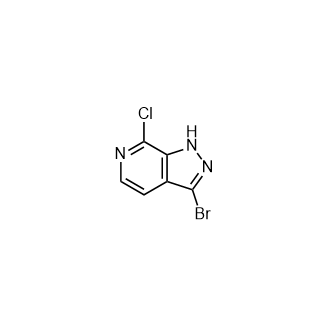 3-溴-7-氯-1H-吡唑并[3,4-c]吡啶,3-Bromo-7-chloro-1H-pyrazolo[3,4-c]pyridine